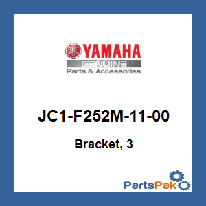 Yamaha JC1-F252M-11-00 Bracket, 3; JC1F252M1100