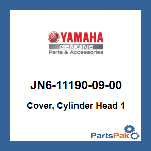 Yamaha JN6-11190-09-00 Cover, Cylinder Head 1; JN6111900900
