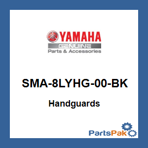 Yamaha SMA-8LYHG-00-BK Handguards; SMA8LYHG00BK