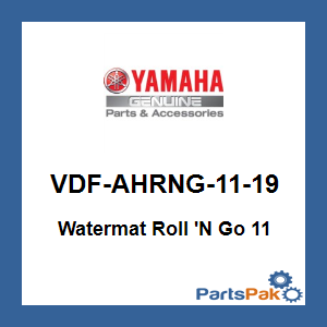Yamaha VDF-AHRNG-11-19 Watermat Roll 'N Go 11; VDFAHRNG1119