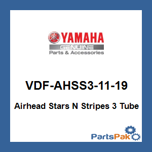 Yamaha VDF-AHSS3-11-19 Airhead Stars N Stripes 3 Tube; VDFAHSS31119