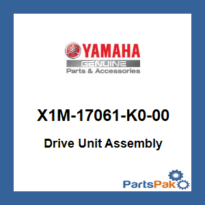 Yamaha X1M-17061-K0-00 Drive Unit Assembly; X1M17061K000