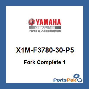 Yamaha X1M-F3780-30-P5 Fork Complete 1; X1MF378030P5