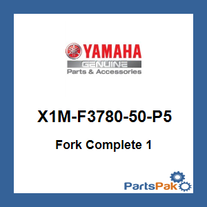 Yamaha X1M-F3780-50-P5 Fork Complete 1; X1MF378050P5