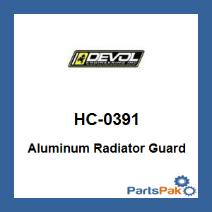 Devol HC-0391; Aluminum Radiator Guard