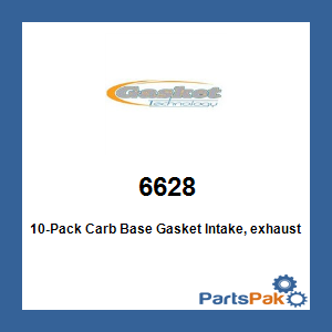 Gasket Technology 6628; 10-Pack Carb Base Gasket