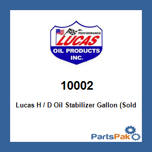 Lucas 10002; Lucas H / D Oil Stabilizer Gallon (Sold Individually)
