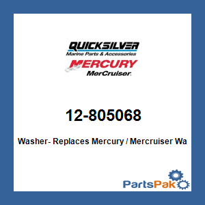 Quicksilver 12-805068; Washer- Replaces Mercury / Mercruiser