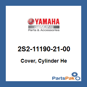 Yamaha 2S2-11190-21-00 Cover, Cylinder He; 2S2111902100