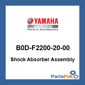 Yamaha B0D-F2200-20-00 Shock Absorber Assembly; B0DF22002000