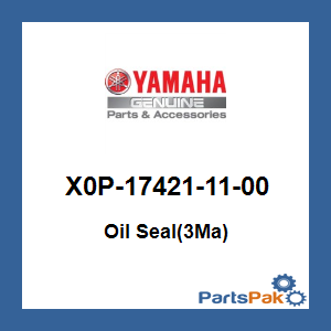 Yamaha X0P-17421-11-00 Oil Seal(3Ma); X0P174211100