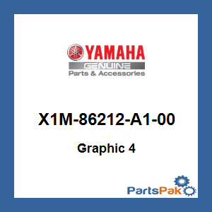Yamaha X1M-86212-A1-00 Graphic 4; X1M86212A100