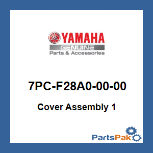 Yamaha 7PC-F28A0-00-00 Cover Assembly 1; 7PCF28A00000