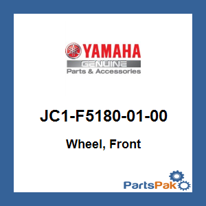 Yamaha JC1-F5180-01-00 Wheel, Front; JC1F51800100