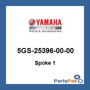Yamaha 5GS-25396-00-00 Spoke 1; 5GS253960000