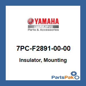 Yamaha 7PC-F2891-00-00 Insulator, Mounting; 7PCF28910000