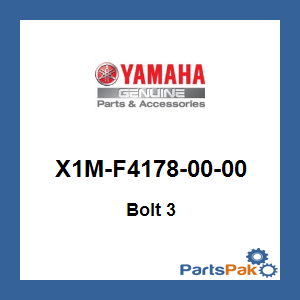 Yamaha X1M-F4178-00-00 Bolt 3; X1MF41780000