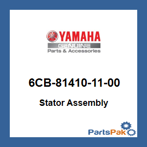 Yamaha 6CB-81410-11-00 Stator Assembly; 6CB814101100