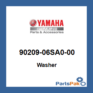 Yamaha 90209-06SA0-00 Washer; 9020906SA000