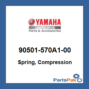 Yamaha 90501-570A1-00 Spring, Compression; 90501570A100