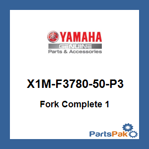 Yamaha X1M-F3780-50-P3 Fork Complete 1; X1MF378050P3