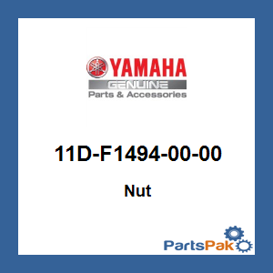 Yamaha 11D-F1494-00-00 Nut; 11DF14940000