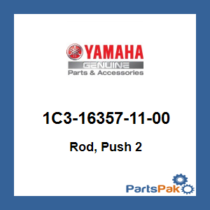 Yamaha 1C3-16357-11-00 Rod, Push 2; 1C3163571100