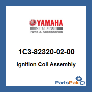 Yamaha 1C3-82320-02-00 Ignition Coil Assembly; New # 1C3-82320-03-00
