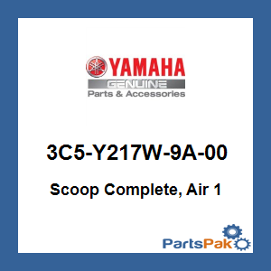 Yamaha 3C5-Y217W-9A-00 Scoop Complete, Air 1; 3C5Y217W9A00