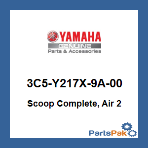 Yamaha 3C5-Y217X-9A-00 Scoop Complete, Air 2; 3C5Y217X9A00