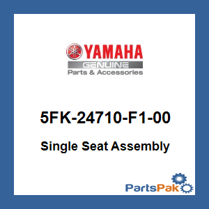 Yamaha 5FK-24710-F1-00 Single Seat Assembly; 5FK24710F100