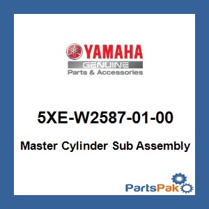 Yamaha 5XE-W2587-01-00 Master Cylinder Sub Assembly; 5XEW25870100