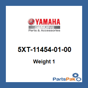 Yamaha 5XT-11454-01-00 Weight 1; 5XT114540100