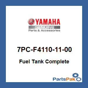 Yamaha 7PC-F4110-11-00 Fuel Tank Complete; 7PCF41101100