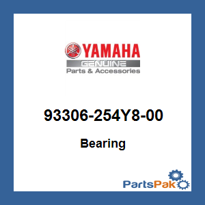 Yamaha 93306-254Y8-00 Bearing; 93306254Y800