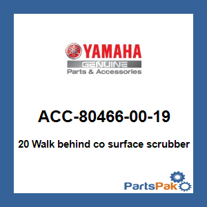 Yamaha ACC-80466-00-19 20" Walk behind co surface scrubber; ACC804660019