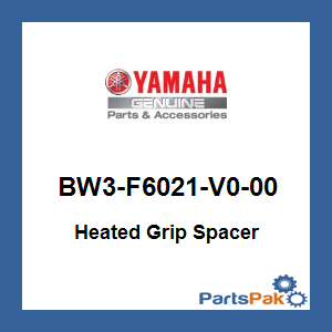Yamaha BW3-F6021-V0-00 Heated Grip Spacer; BW3F6021V000