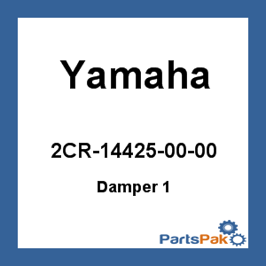 Yamaha 2CR-14425-00-00 Damper 1; 2CR144250000