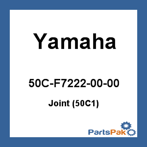 Yamaha 50C-F7222-00-00 Joint (50C1); 50CF72220000