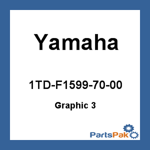 Yamaha 1TD-F1599-70-00 Graphic 3; 1TDF15997000