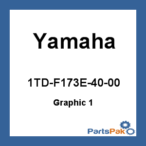 Yamaha 1TD-F173E-40-00 Graphic 1; 1TDF173E4000
