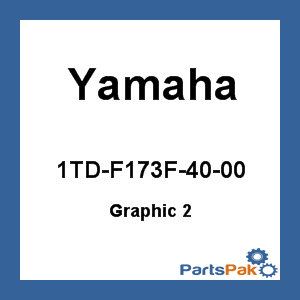 Yamaha 1TD-F173F-40-00 Graphic 2; 1TDF173F4000