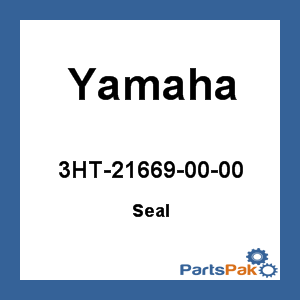 Yamaha 3HT-21669-00-00 Seal; 3HT216690000