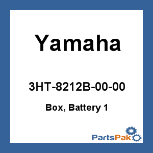 Yamaha 3HT-8212B-00-00 Box, Battery 1; 3HT8212B0000