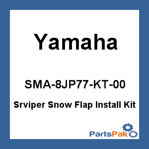 Yamaha SMA-8JP77-KT-00 SR Viper Snow Flap Install Kit; SMA8JP77KT00