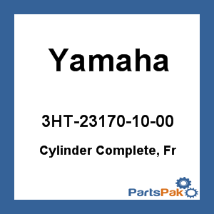 Yamaha 3HT-23170-10-00 Cylinder Complete, Fr; 3HT231701000
