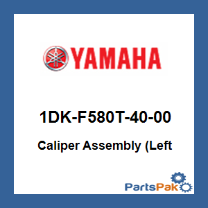 Yamaha 1DK-F580T-40-00 Caliper Assembly (Left; 1DKF580T4000