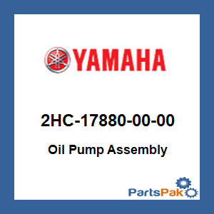 Yamaha 2HC-17880-00-00 Oil Pump Assembly; 2HC178800000