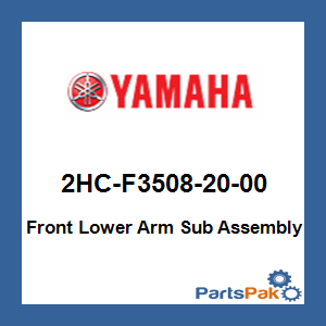 Yamaha 2HC-F3508-20-00 Front Lower Arm Sub Assembly; 2HCF35082000