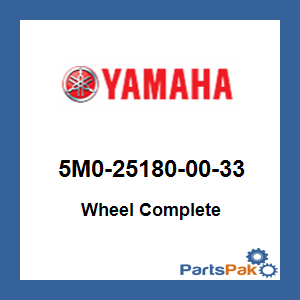 Yamaha 5M0-25180-00-33 Wheel Complete; 5M0251800033